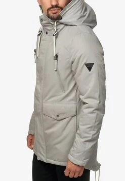 Indicode Jeans Parkas Winterparka Loaf Heren Grijs -Indicode Jeans Verkoop a59bca4a1beea2fa81fbeb1e83e01da4