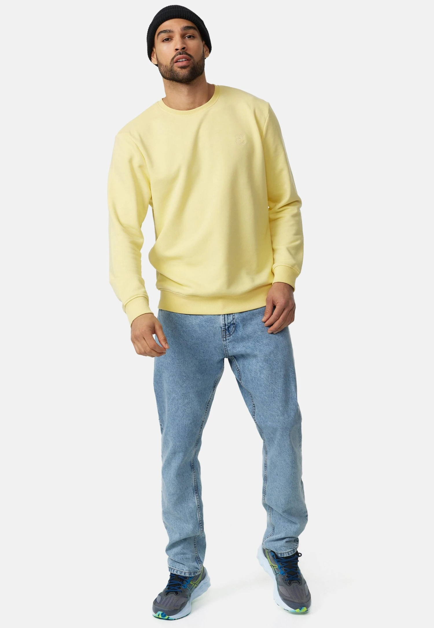 Indicode Jeans Holt - Sweater - Pale Banana 2 Indicode Jeans Holt - Sweater - Pale Banana - Image 2