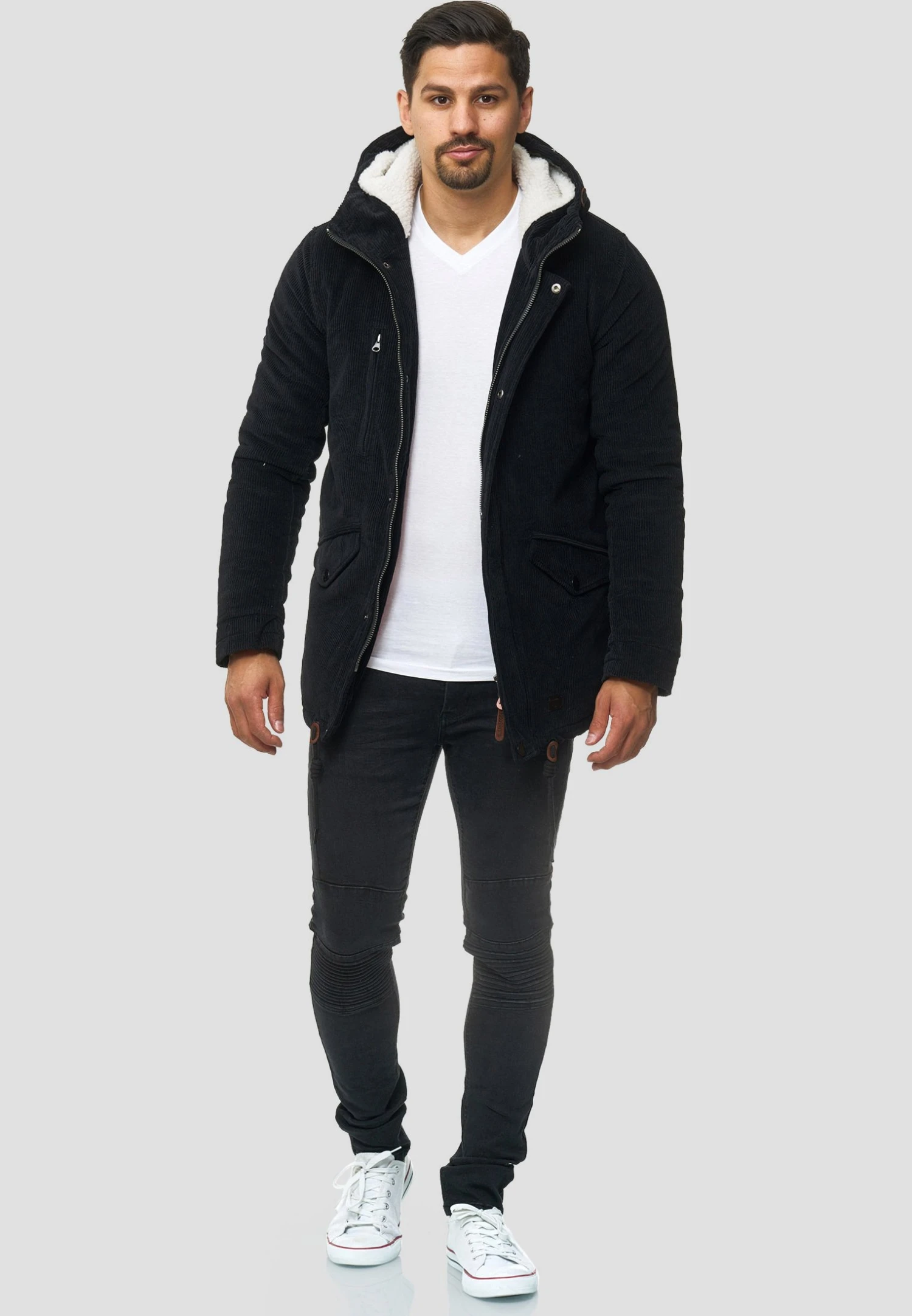 Indicode Jeans Winterjas - Black 2 Indicode Jeans Winterjas - Black - Image 2