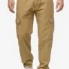 Indicode Jeans Cargobroeken Regular Cargobroek Leonardo Heren Sand