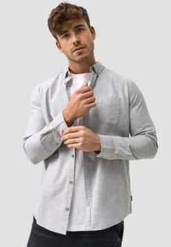 Indicode Jeans Langarm Kepner - Overhemd - Beetle -Indicode Jeans Verkoop a69dba031a7742e899e046df65368263