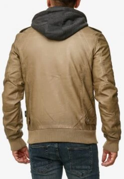 Indicode Jeans Leren Jassen Tussenjas Aaron Heren Sand -Indicode Jeans Verkoop a6dc0f27da333a946b3ddb0eeadedf87