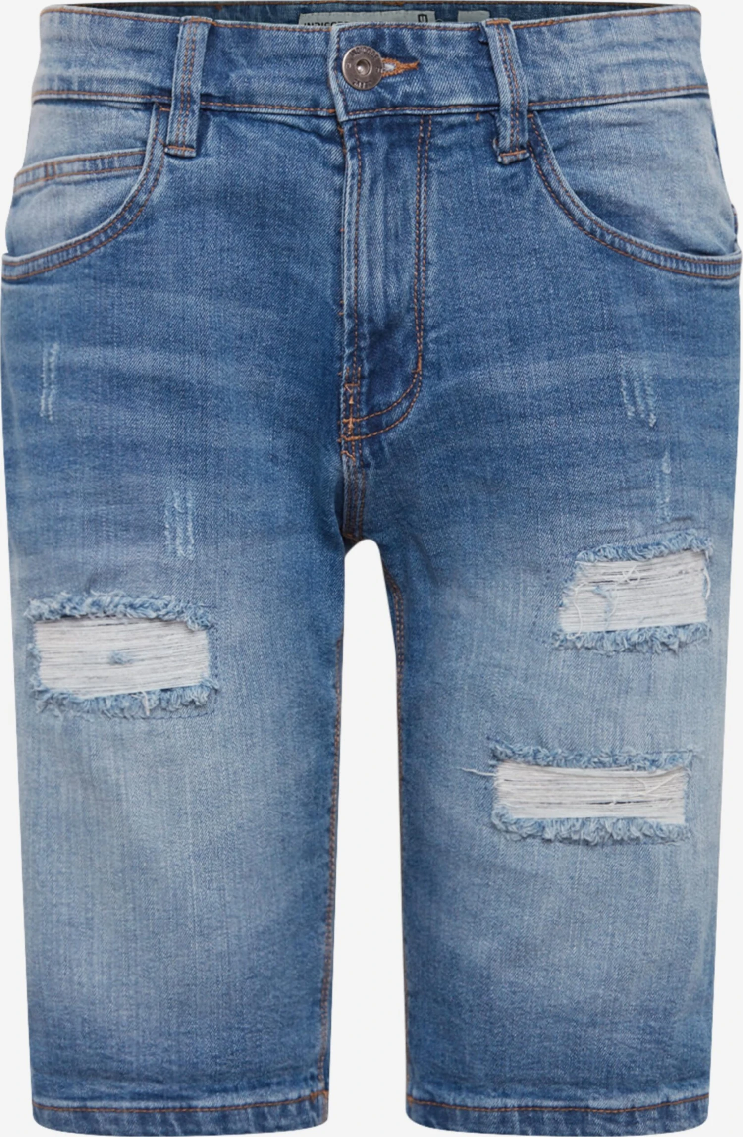 Indicode Jeans Denim Shorts Regular Jeans Kaden Holes Heren Blauw 1 Indicode Jeans Denim Shorts Regular Jeans Kaden Holes Heren Blauw