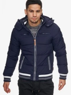 Indicode Jeans Winterjassen Winterjas Marlon Heren Navy -Indicode Jeans Verkoop a90a4bd98c4937454a5b8577fa78a321