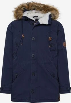 Indicode Jeans Parkas Winterparka Fann Heren Navy