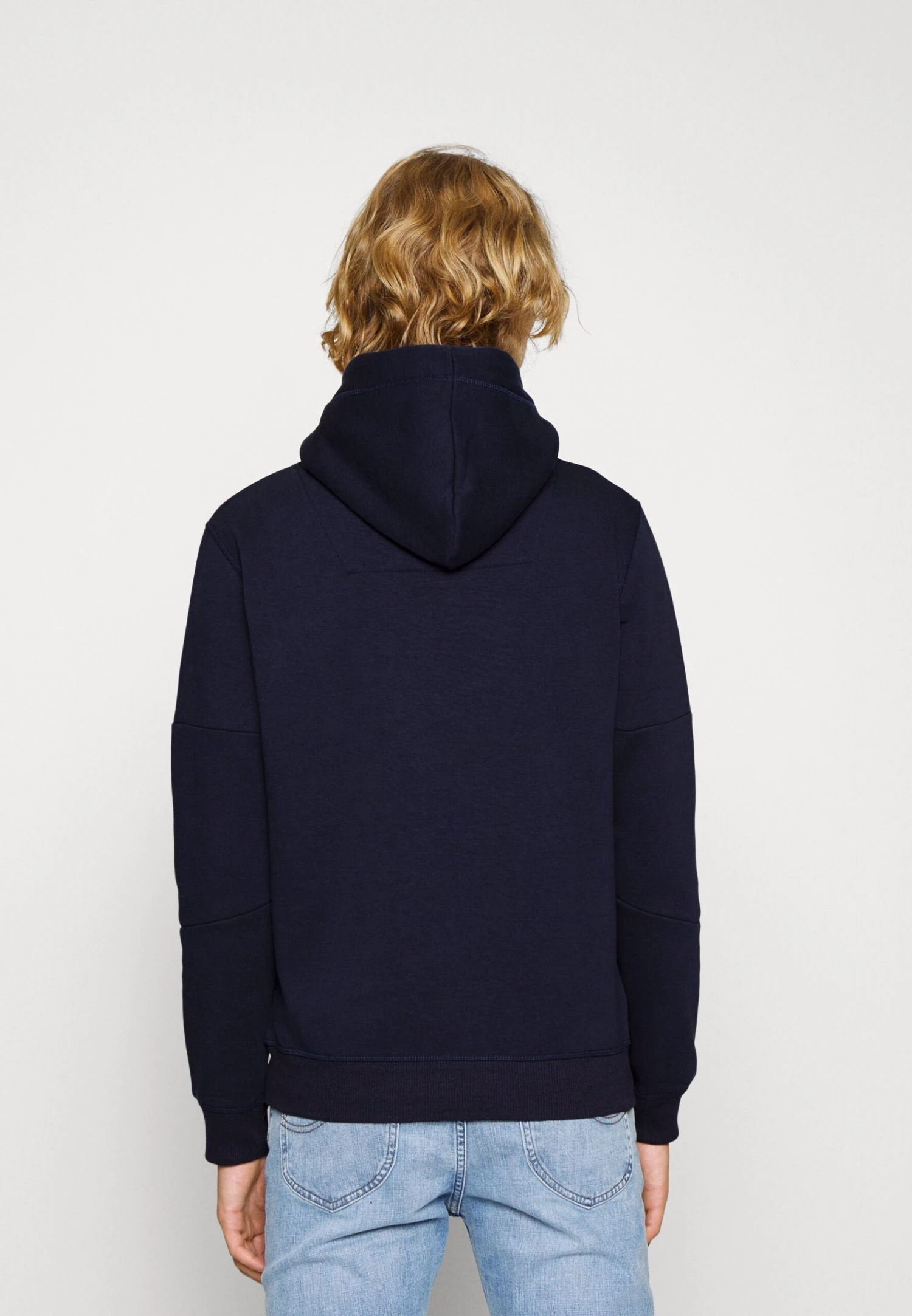 Indicode Jeans Hoodie - Navy 3 Indicode Jeans Hoodie - Navy - Image 3