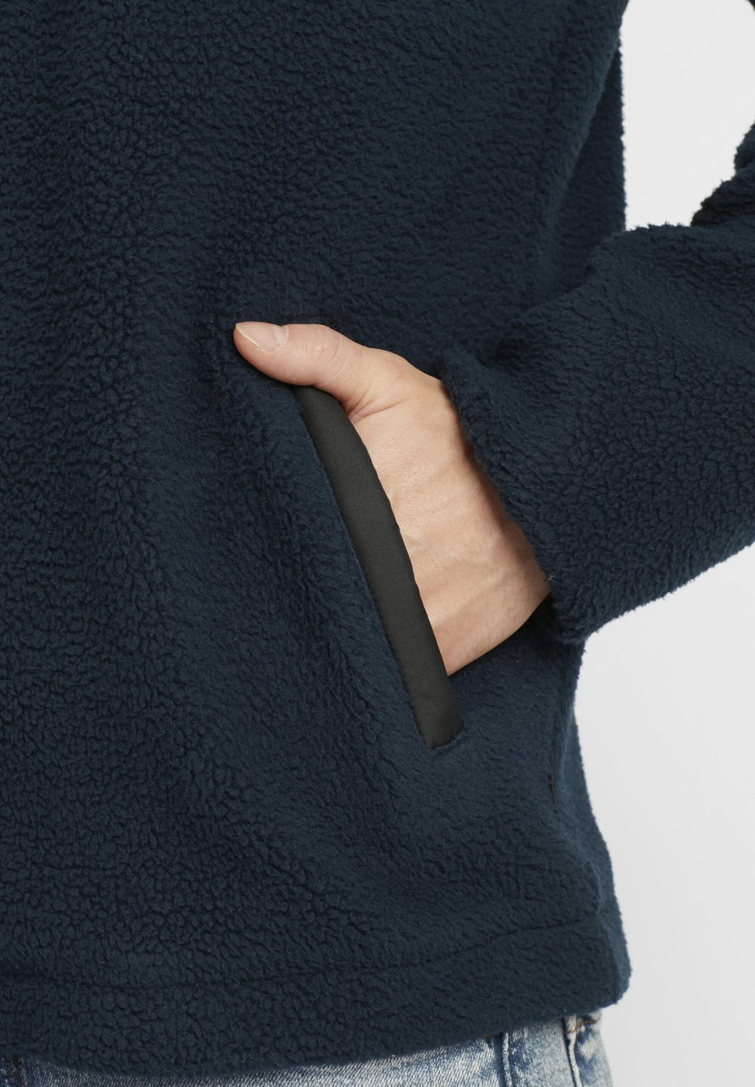 Indicode Jeans Idtrout - Fleecejas - Navy 5 Indicode Jeans Idtrout - Fleecejas - Navy - Image 5