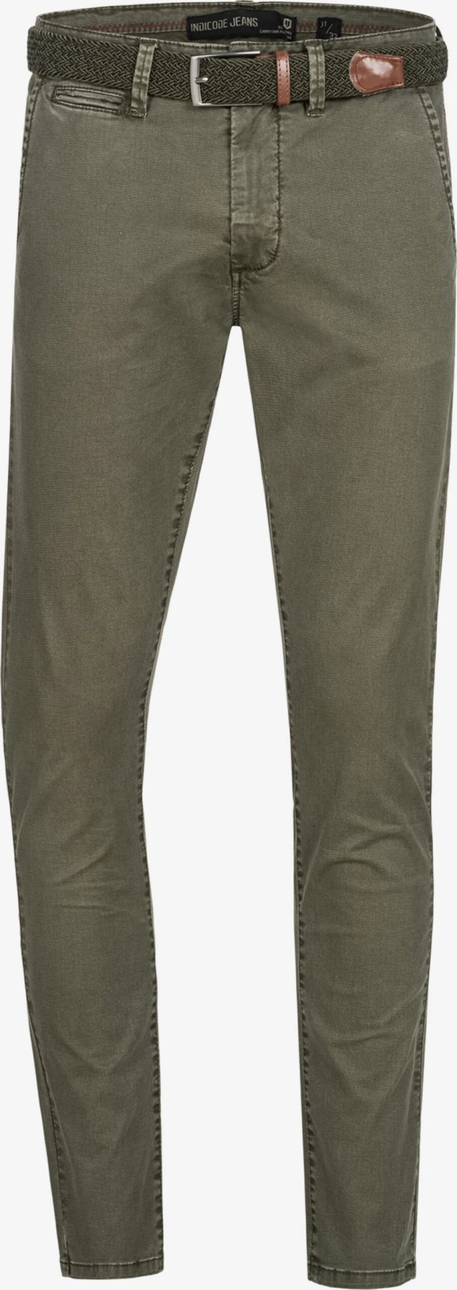 Indicode Jeans Chinos Regular Chino Heren Kaki 1 Indicode Jeans Chinos Regular Chino Heren Kaki