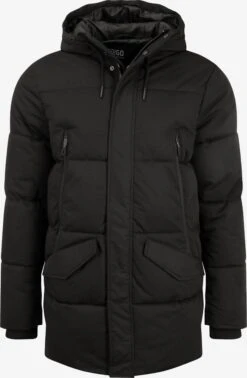 Indicode Jeans Parkas Winterparka Cavert Heren Zwart