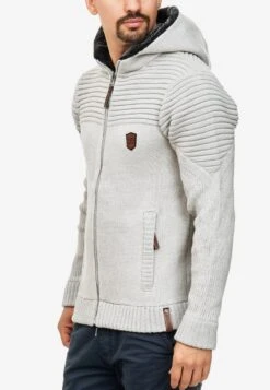 Indicode Jeans Vesten Gebreid Vest Lothian Heren Lichtgrijs -Indicode Jeans Verkoop aa13c7aab55b3a5e129244eeb1a817f9