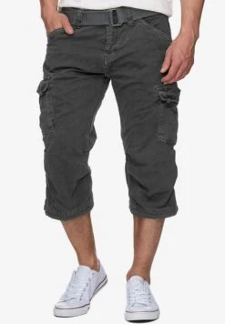 Indicode Jeans Cargo Shorts Regular Cargobroek Nicolas Heren Donkergrijs -Indicode Jeans Verkoop aa8f0760c056b9f647cc817afa194608