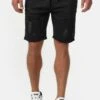 Indicode Jeans Mit Elastisc - Jeansshort - Black