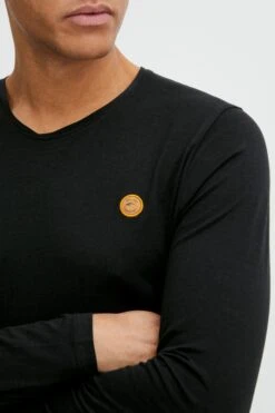 Indicode Jeans Longsleeves Shirt Heren Zwart -Indicode Jeans Verkoop ab2643ae2ee7366c40833ccd80eb853a