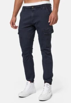 Indicode Jeans Cargobroeken Regular Cargobroek Heren Navy -Indicode Jeans Verkoop ab65784b1aa46680f95a9fe1e12be976