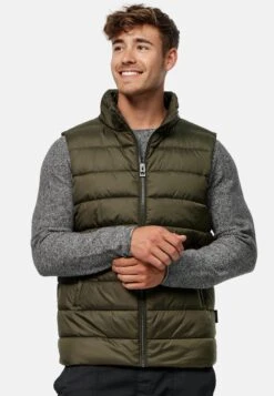 Indicode Jeans Bodywarmers Bodywarmer Gibbon Heren Kaki -Indicode Jeans Verkoop ab907b731c33c481472e2653f935e2f8