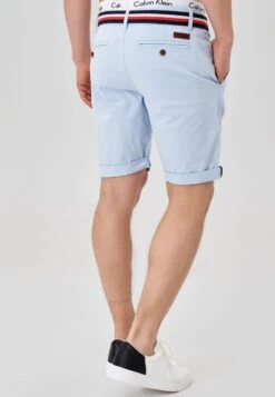 Indicode Jeans Chino Shorts Regular Chino Creel Heren Pastelblauw -Indicode Jeans Verkoop ac4cc92bb3d8fb892a97d2f717c072ca