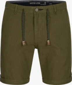 Indicode Jeans Chino Shorts Regular Chino Beauvals Heren Kaki