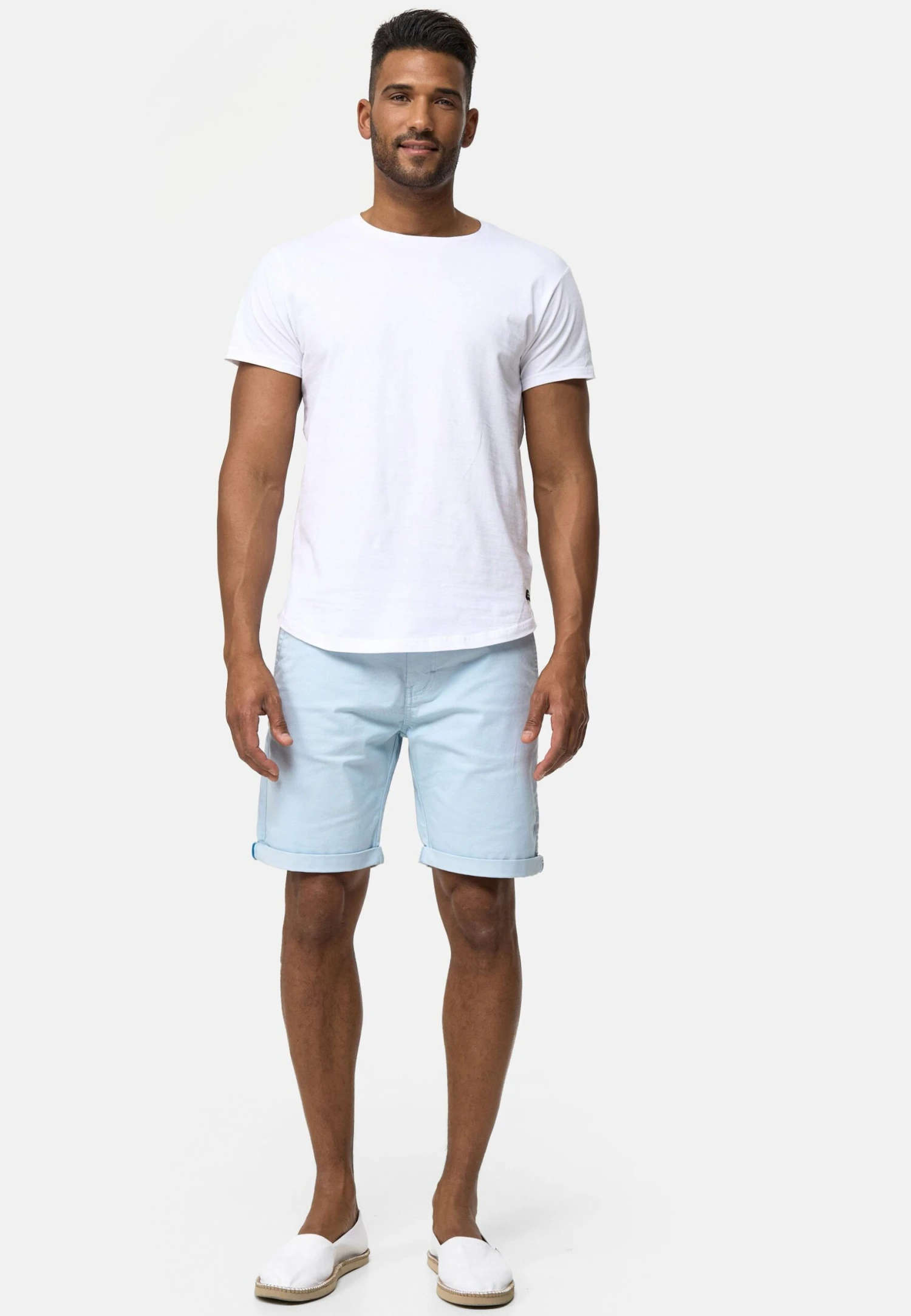 Indicode Jeans Baltin - Shorts - Sky Way 2 Indicode Jeans Baltin - Shorts - Sky Way - Image 2