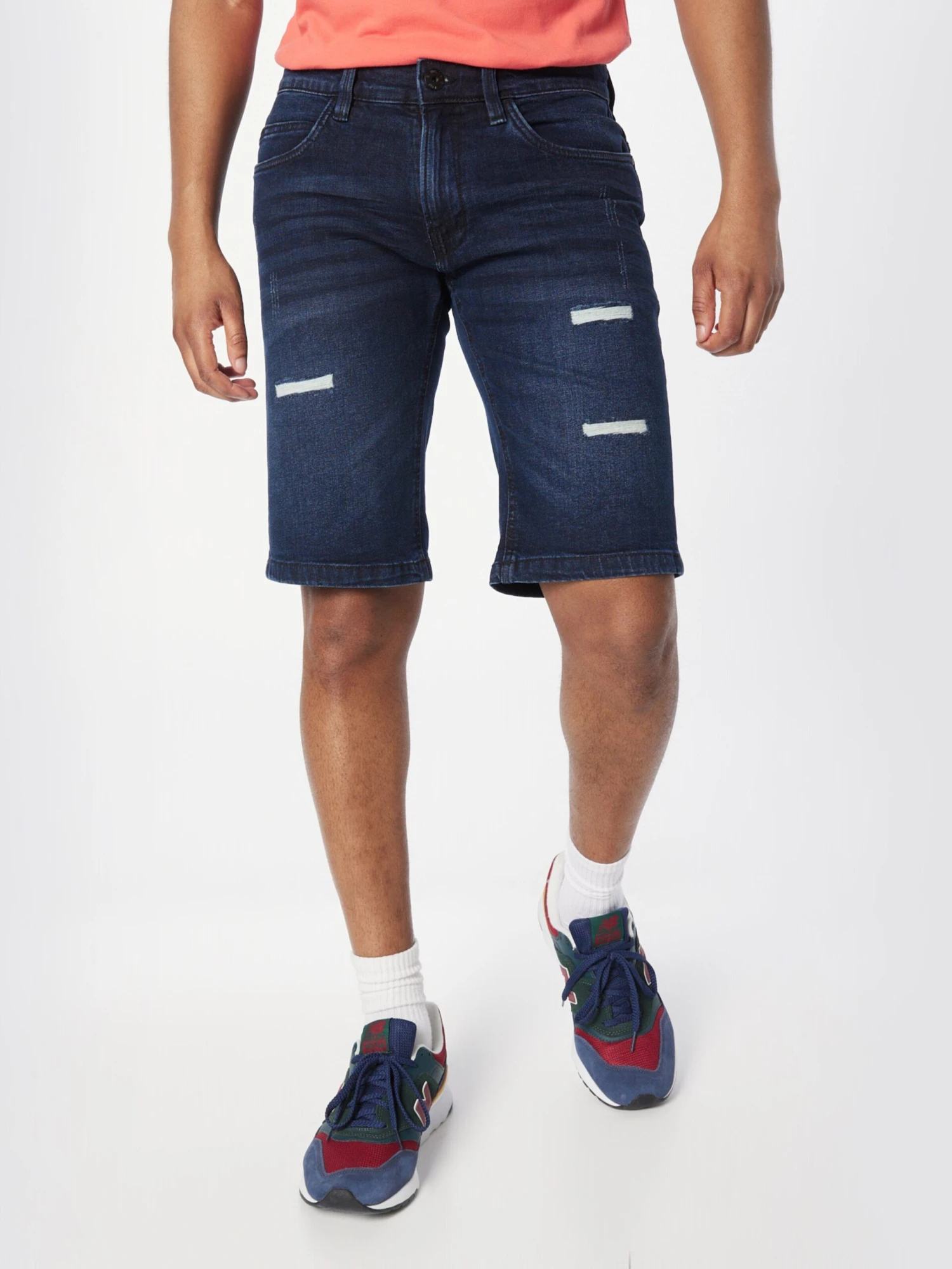 Indicode Jeans Denim Shorts Regular Jeans Kaden Holes Heren Donkerblauw 3 Indicode Jeans Denim Shorts Regular Jeans Kaden Holes Heren Donkerblauw - Image 3