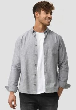 Indicode Jeans Langarm Kepner - Overhemd - Black -Indicode Jeans Verkoop adb0800a8c2c46ad90f2ce6557183824