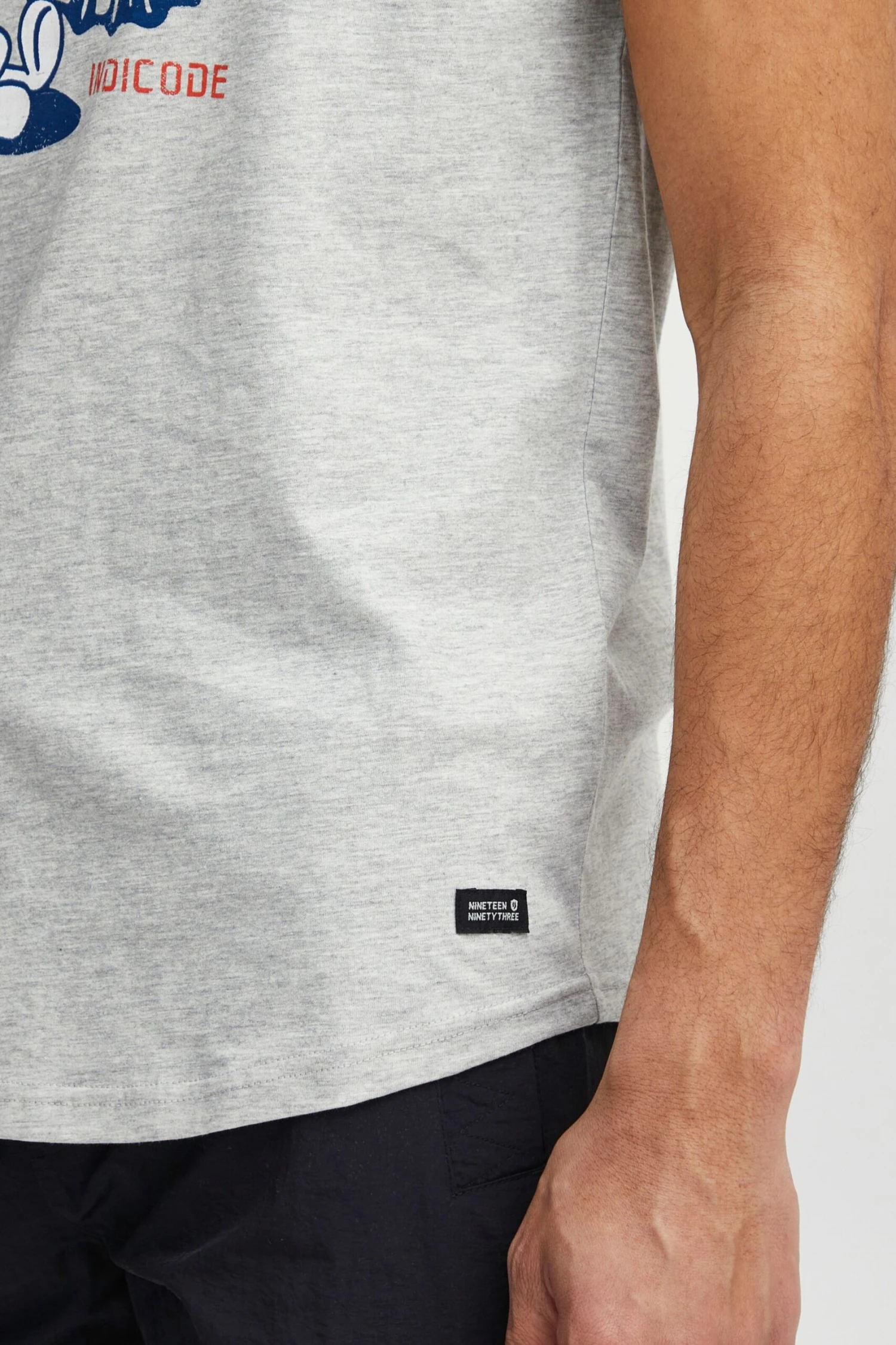 Indicode Jeans T-shirts Shirt Daniel Heren Lichtgrijs 6 Indicode Jeans T-shirts Shirt Daniel Heren Lichtgrijs - Image 6