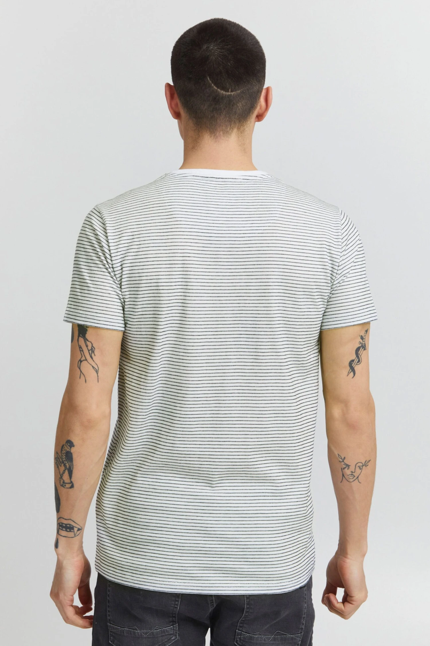 Indicode Jeans T-shirts Shirt Lupko Heren Offwhite 4 Indicode Jeans T-shirts Shirt Lupko Heren Offwhite - Image 4