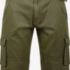 Indicode Jeans Cargo Shorts Regular Cargobroek Costa Heren Groen
