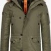 Indicode Jeans Parkas Winterparka Jarl Heren Kaki