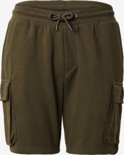 Indicode Jeans Cargo Shorts Regular Cargobroek Ronny Heren Olijfgroen