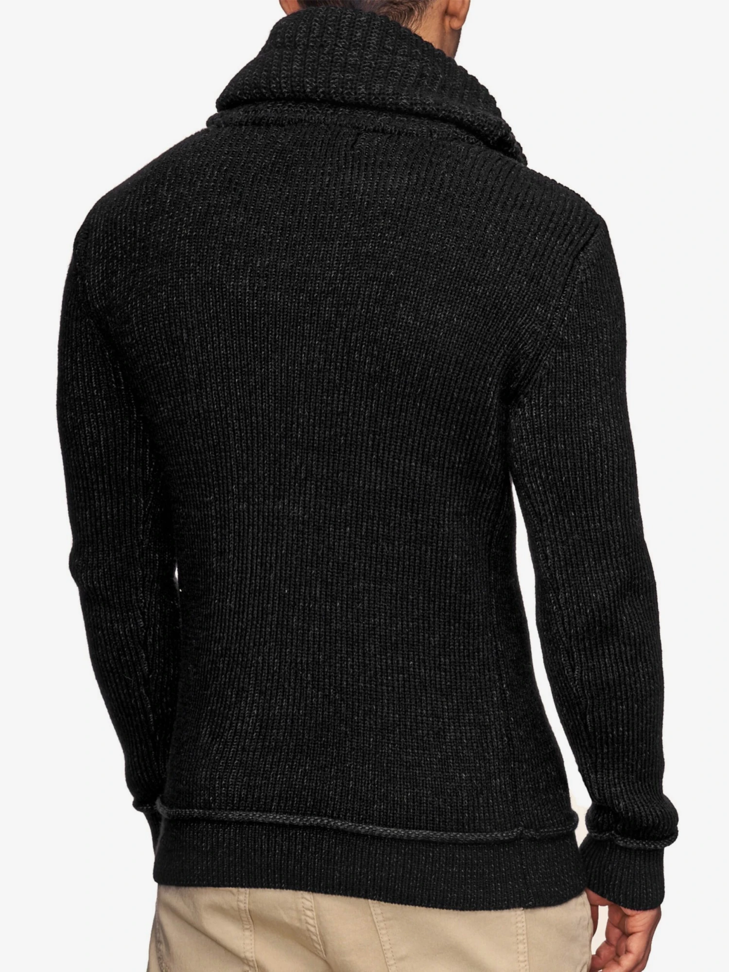 Indicode Jeans Coltruien Trui Keshawn Heren Zwart 5 Indicode Jeans Coltruien Trui Keshawn Heren Zwart - Image 5