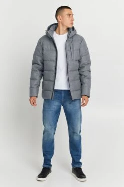 Indicode Jeans Winterjassen Winterjas Heren Grijs -Indicode Jeans Verkoop afa43334164a19dd5a464adbb7316018