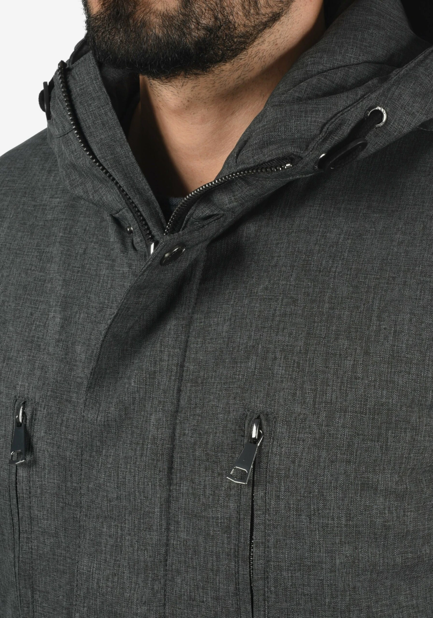 Indicode Jeans Parkas Winterparka Scipio Heren Grijs / Donkergrijs 5 Indicode Jeans Parkas Winterparka Scipio Heren Grijs / Donkergrijs - Image 5