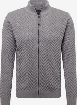 Indicode Jeans Vesten Gebreid Vest Huber Heren Grijs