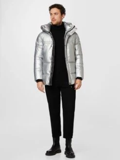 Indicode Jeans Winterjassen Winterjas Perstin Heren Zilvergrijs -Indicode Jeans Verkoop b0fbad7c655f1caa5c305b11b0e0c485