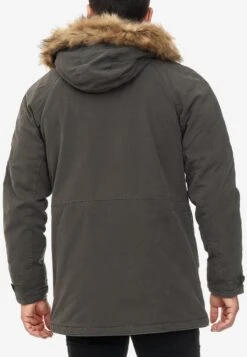 Indicode Jeans Parkas Winterparka Fann Heren Donkergrijs -Indicode Jeans Verkoop b1c30372663cd6227935d57cb2e2c5cd