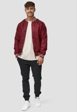 Indicode Jeans Tussenjassen Tussenjas Manos Heren Bourgogne -Indicode Jeans Verkoop b23c4248385d081369ea46f2da6dc3ec