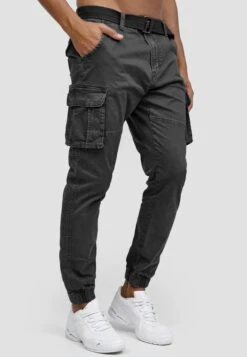 Indicode Jeans Pantalons Regular Broek Kerr Heren Zwart -Indicode Jeans Verkoop b2eebfce53c19c5ddb5124eaa8cc37aa