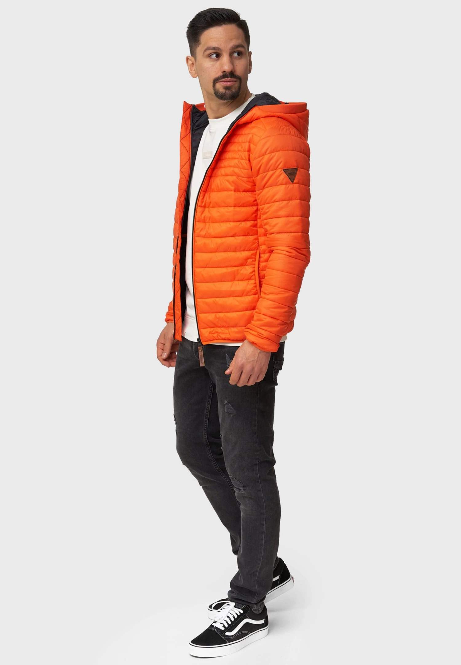 Indicode Jeans Tussenjassen Tussenjas Bowers Heren Oranje 3 Indicode Jeans Tussenjassen Tussenjas Bowers Heren Oranje - Image 3