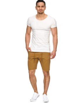 Indicode Jeans Chino Shorts Loosefit Chino Carver Heren Oranje -Indicode Jeans Verkoop b4e890baa20ff4b6a6492ddd3cd265ad