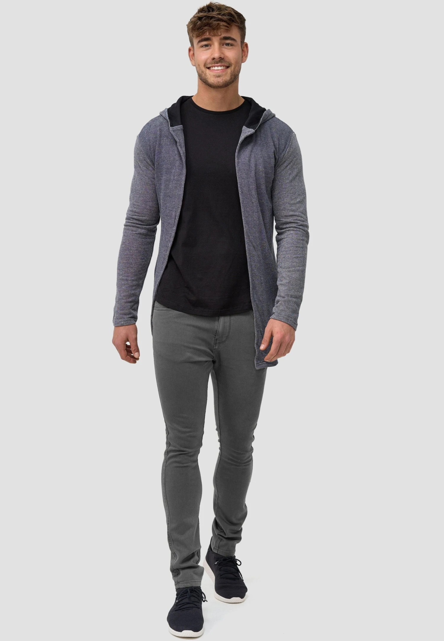 Indicode Jeans Vest - Navy 2 Indicode Jeans Vest - Navy - Image 2