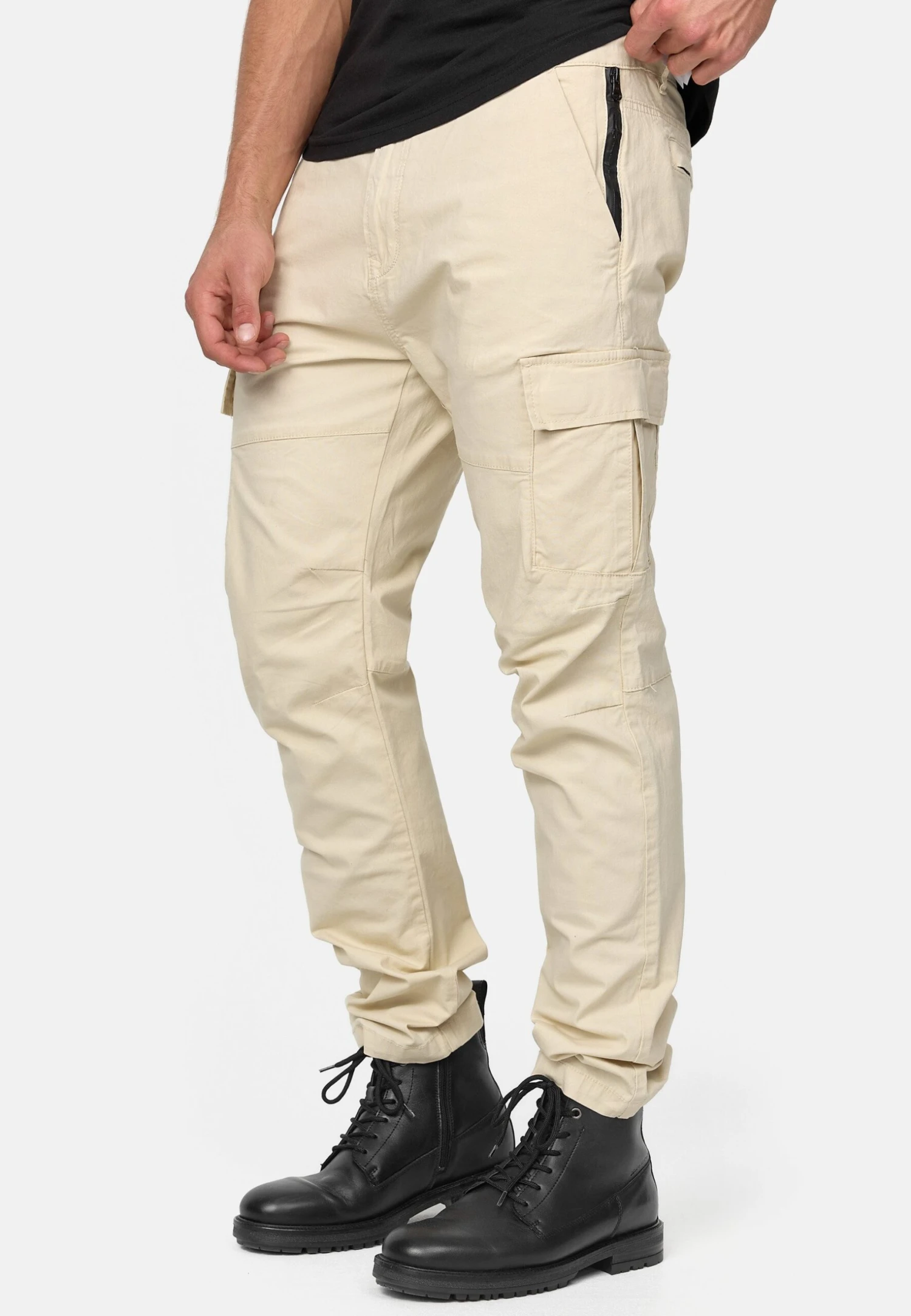 Indicode Jeans Cargobroek - Beige 5 Indicode Jeans Cargobroek - Beige - Image 5