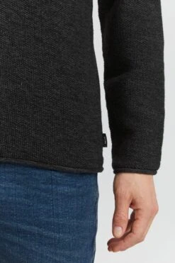 Indicode Jeans Crewneck Truien Trui Corto Heren Zwart -Indicode Jeans Verkoop b6284e24080d42956638e87176d6a972