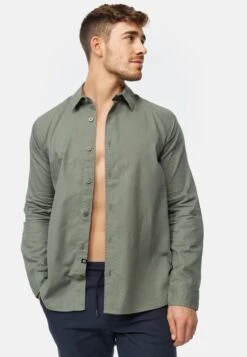 Indicode Jeans Langarm Insville - Overhemd - Agave Green -Indicode Jeans Verkoop b677f7f78ebc4b4b883d728ca8842e4f
