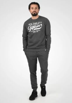 Indicode Jeans Sweatpants Regular Broek Heren Grijs -Indicode Jeans Verkoop b76b9d32d2374a9109e11355849479cf