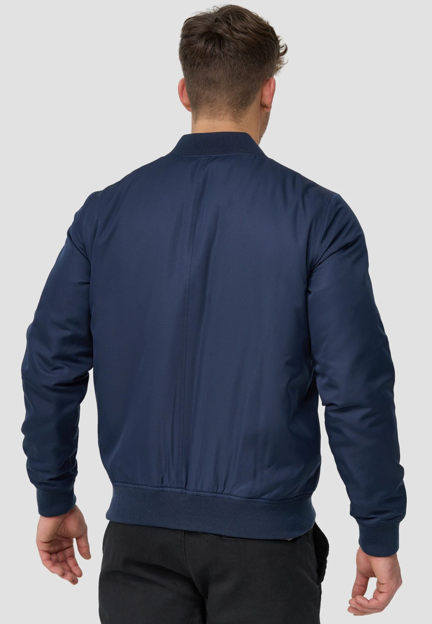 Indicode Jeans Bomberjacks - Navy 3 Indicode Jeans Bomberjacks - Navy - Image 3