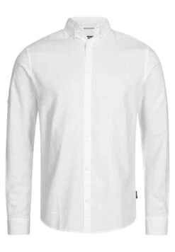 Indicode Jeans Langarm Brayden - Overhemd - WhiteSolid -Indicode Jeans Verkoop b9b9fc91174e48cd9f9d7d8d757f5944