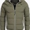 Indicode Jeans Winterjassen Winterjas Marlon Heren Olijfgroen