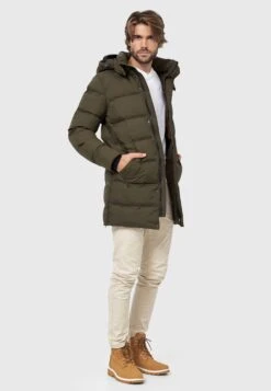 Indicode Jeans Parkas Winterparka Heren Kaki -Indicode Jeans Verkoop bb10c1c7aba5a08a5a4b55af617d9e43