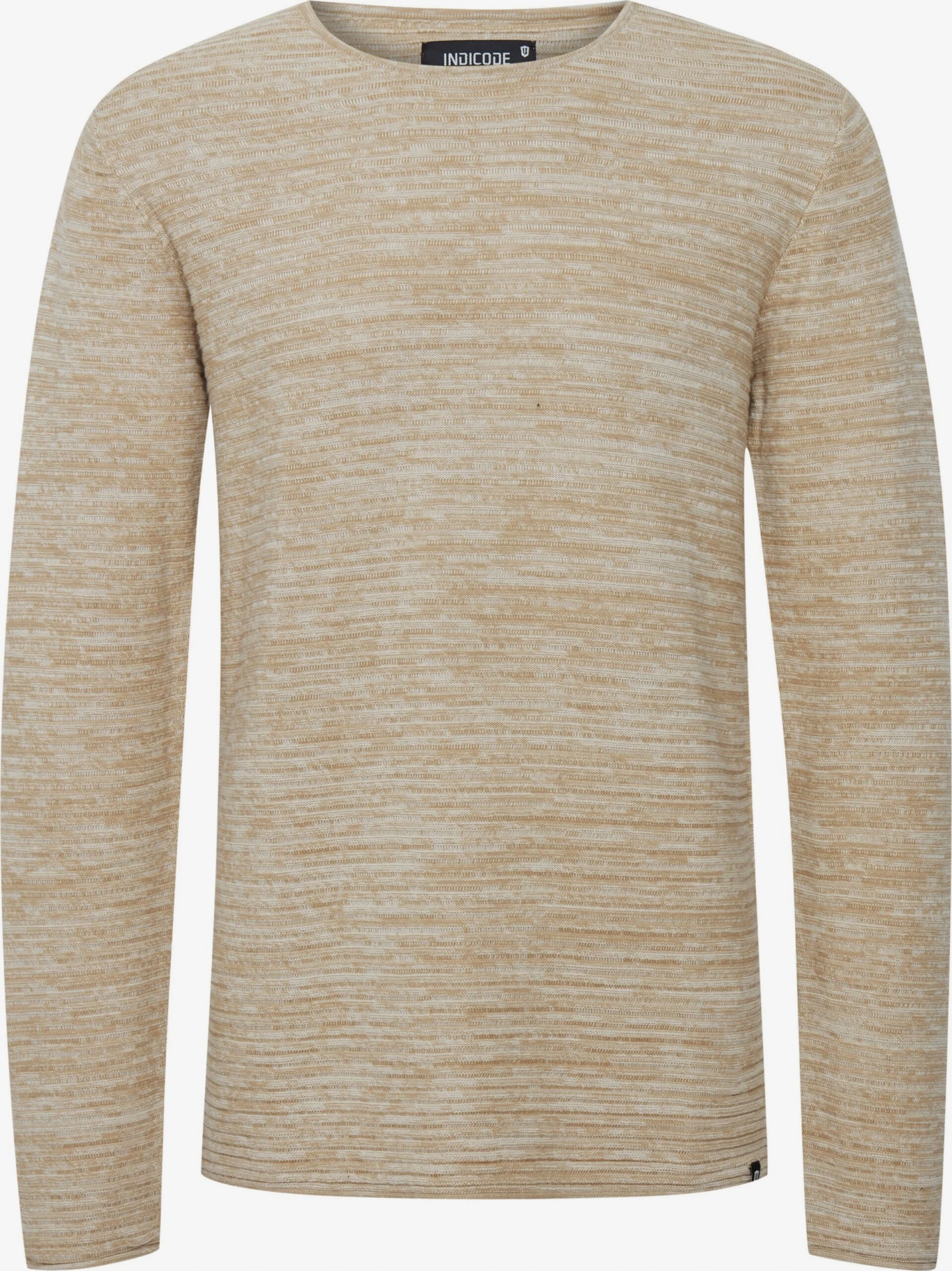 Indicode Jeans Crewneck Truien Trui Bayne Heren Beige 1 Indicode Jeans Crewneck Truien Trui Bayne Heren Beige