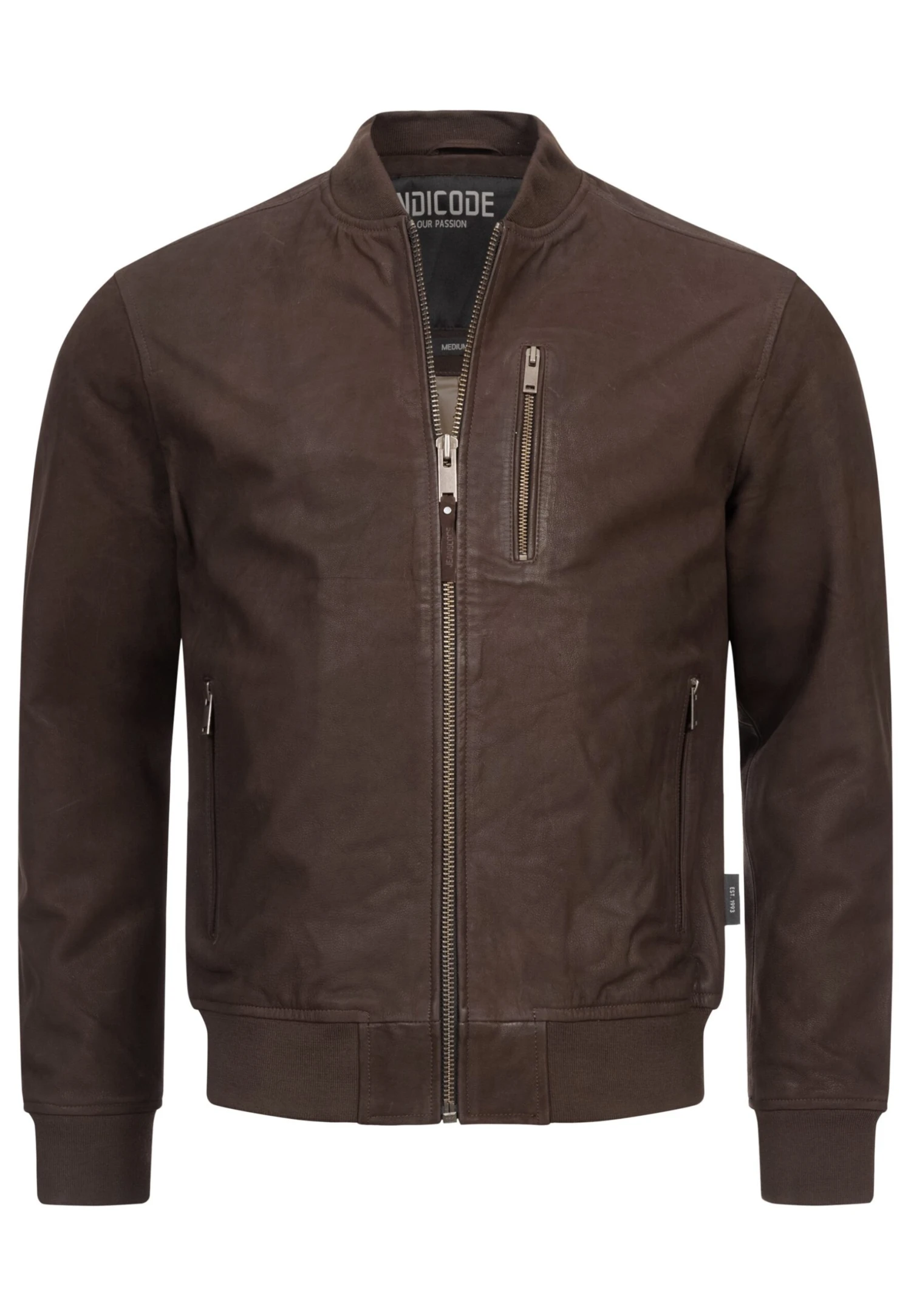 Indicode Jeans Captain - Leren Jas - Dk Brown 5 Indicode Jeans Captain - Leren Jas - Dk Brown - Image 5